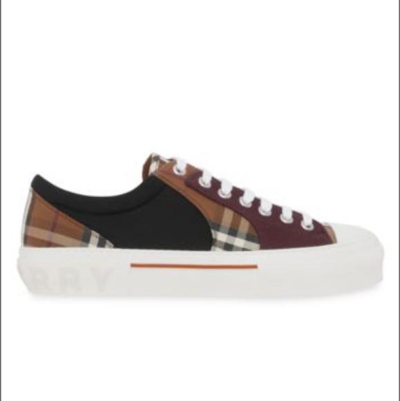 Burberry Men's Kai Low Top Check Sneakers - Picture 3 of 5